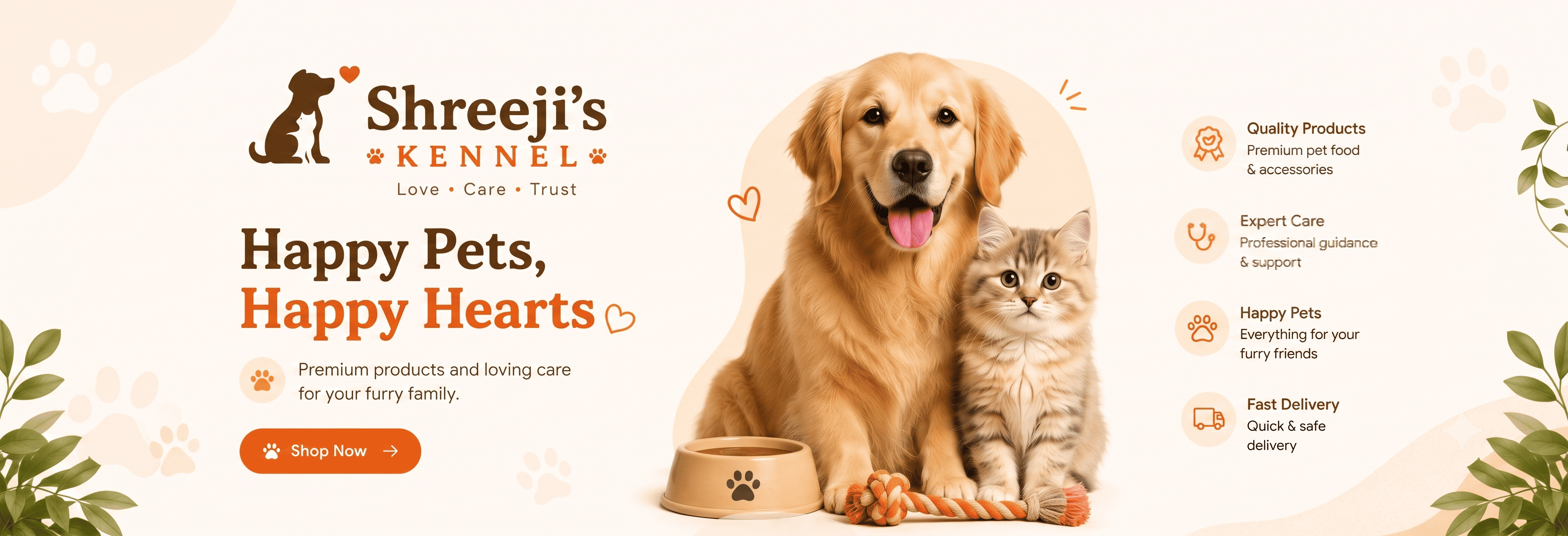 Shreeji's Kennel — Happy Pets, Happy Hearts